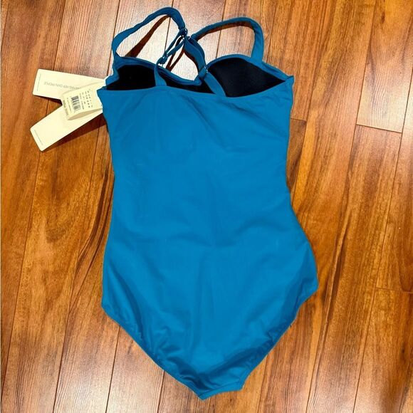 Profile by Gottex Women's Standard Tutti Frutti One Piece Swimsuit, Jade us 12D - Picture 2 of 10